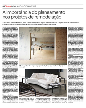 a import�ncia do planeamento nos projetos de remodela��o @ p�blico